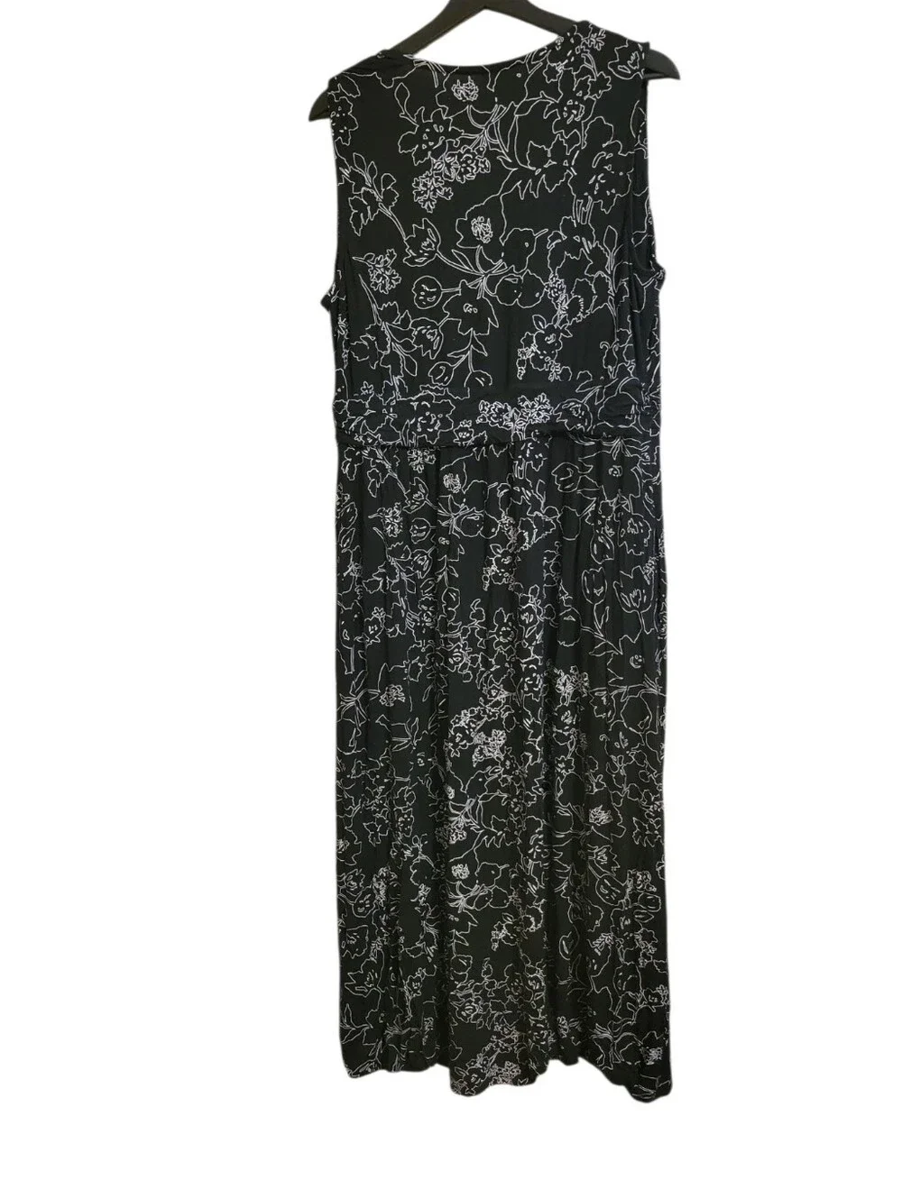 Soma Black Floral Maxi Dress - Picture 5 of 7